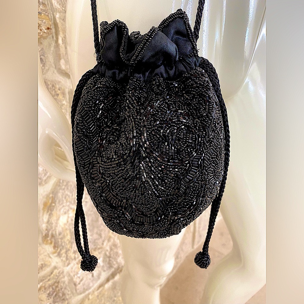 Gorgeous I Magnin Beaded Evening Crossbody or Hand Bag